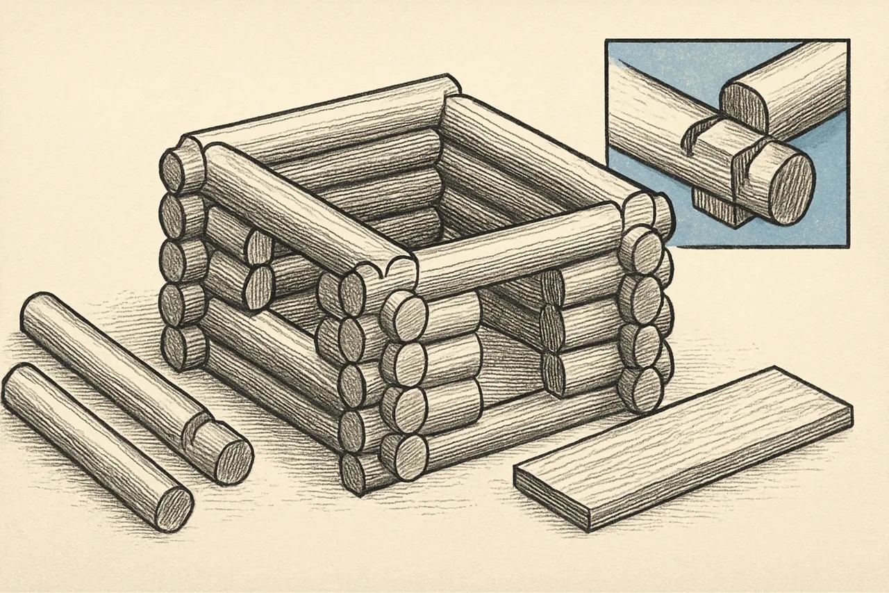 Frank Lloyd Wright's Son Came Home From a Hotel Project in Tokyo and Patented a Log Cabin You Could Build on the Floor