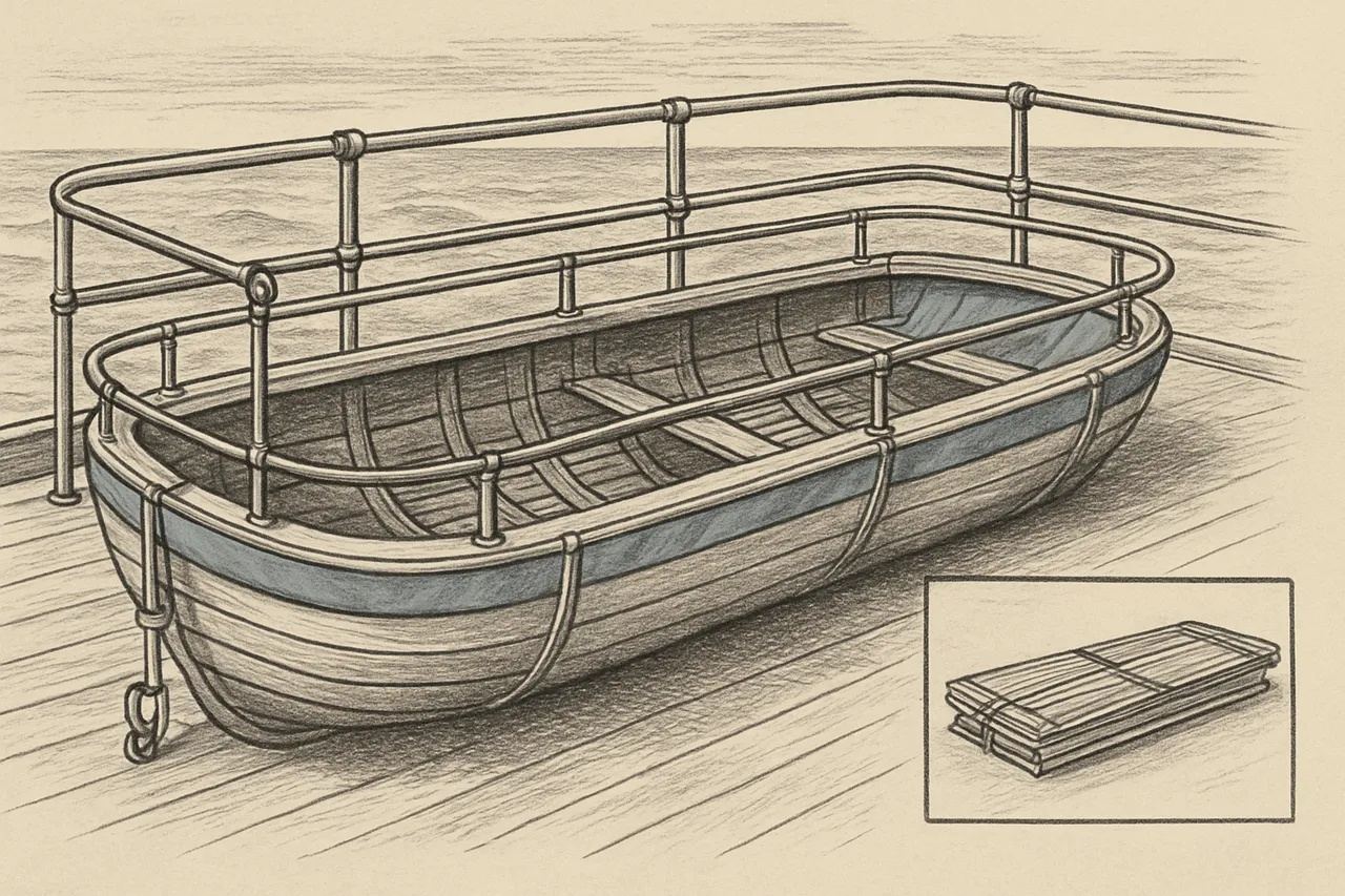 Maria Beasley Patented a Fireproof Folding Life Raft in 1880. The Story That It Was on the Titanic Doesn't Hold Up.