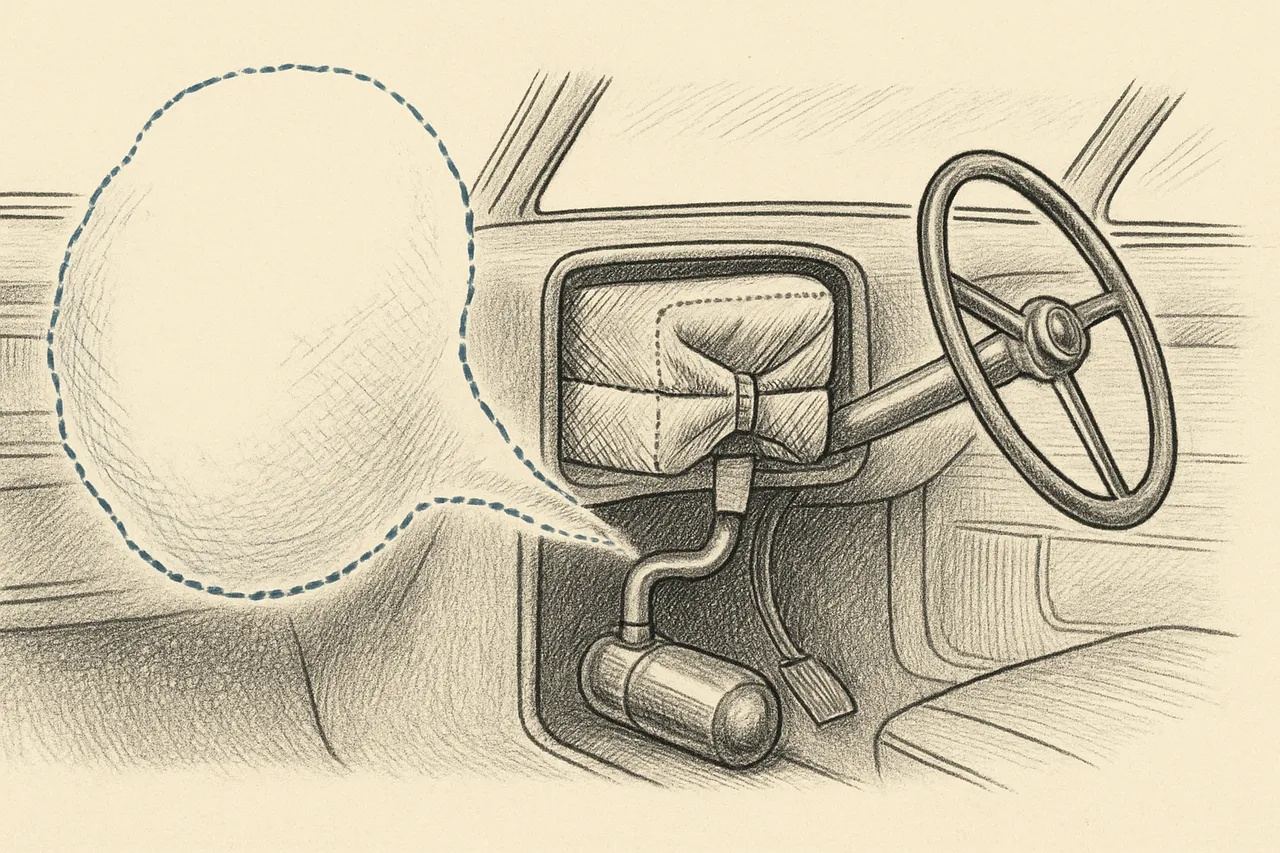 He Swerved to Avoid Something in the Road With His Family in the Car, and Patented the Airbag Three Months Later