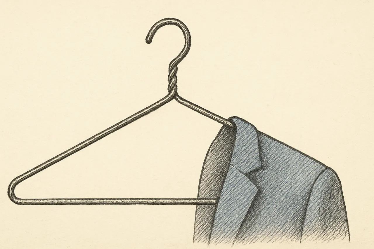 A Factory Worker Ran Out of Coat Hooks and Bent a Piece of Wire Into a Shoulder