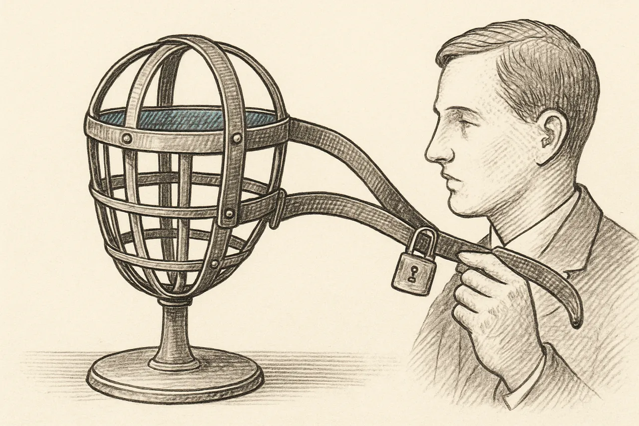 The Patent for a Mask That Physically Stops You From Eating