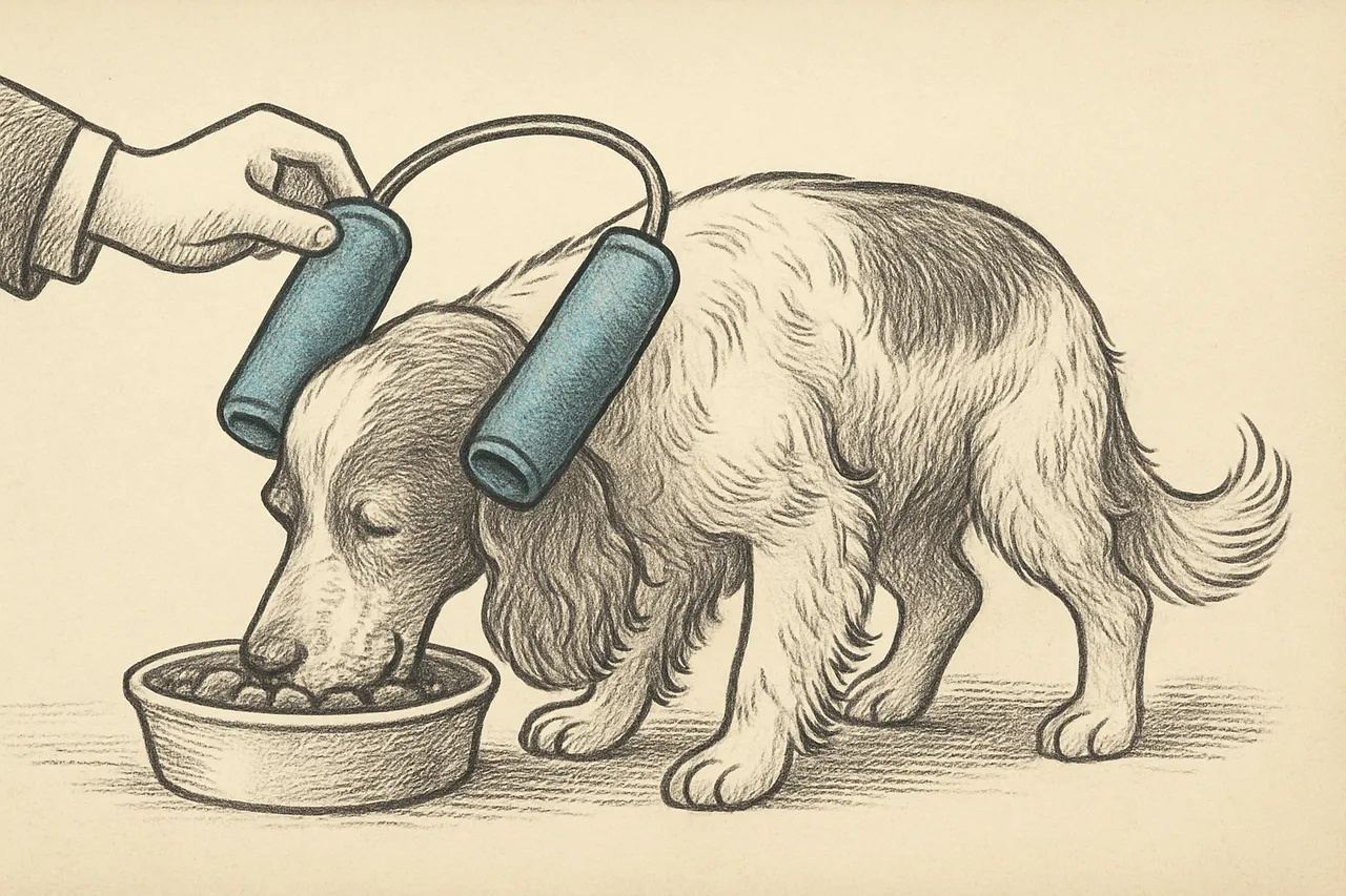 The Patent for Keeping a Dog's Ears Out of Its Food