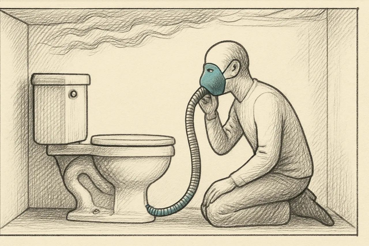 The Patent for Surviving a Fire by Breathing Through the Toilet