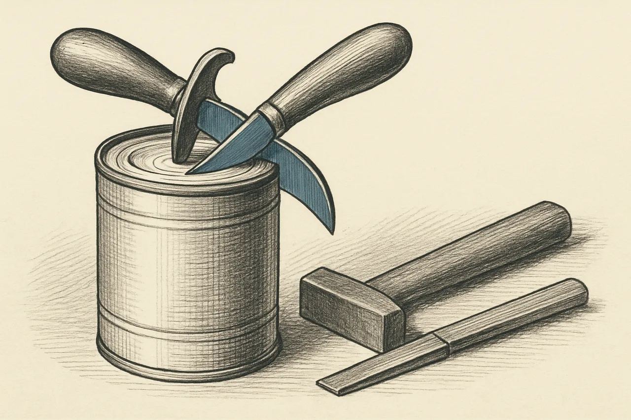 The Tin Can Was Invented in 1810. The Can Opener Showed Up in 1858.