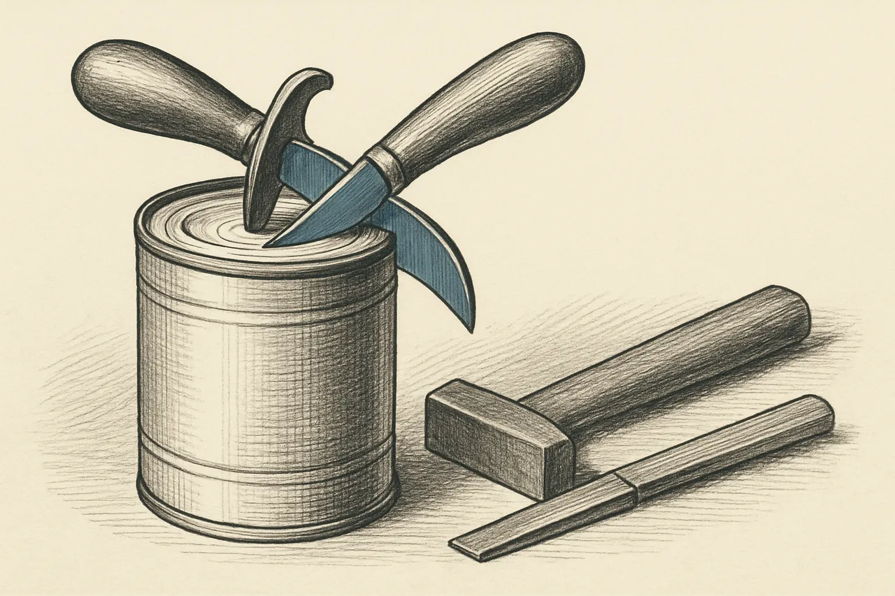 The Tin Can Was Invented in 1810. The Can Opener Showed Up in 1858.