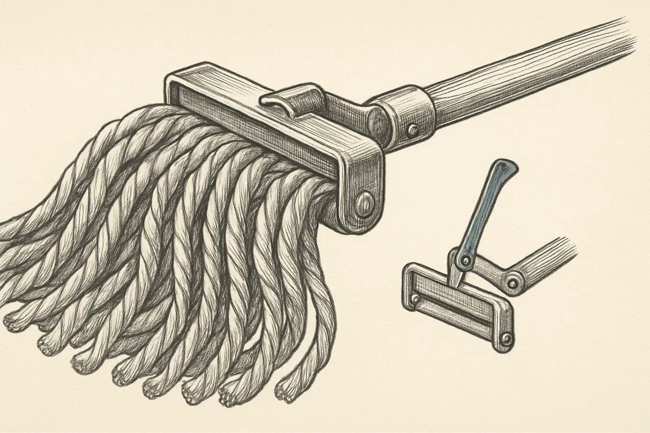 Before 1893, Wringing Out a Mop Meant Wringing It Out With Your Hands